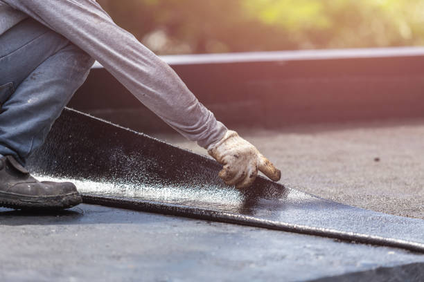 Professional Crawl Space Encapsulation technician working in Hastings, MI